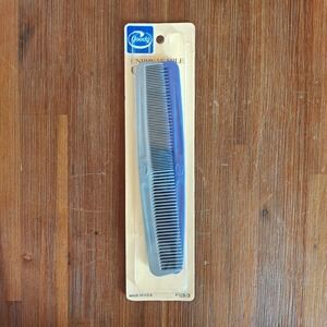 Goody 2 Pack Utility Hair Combs 7" NOS Unopened 1982 Vintage Purple Grey